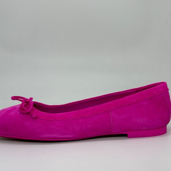 Christian Louboutin MAMADRAGUE Suede Ballerina Ballet Flat Shoes Bolerose - Picture 3 of 16